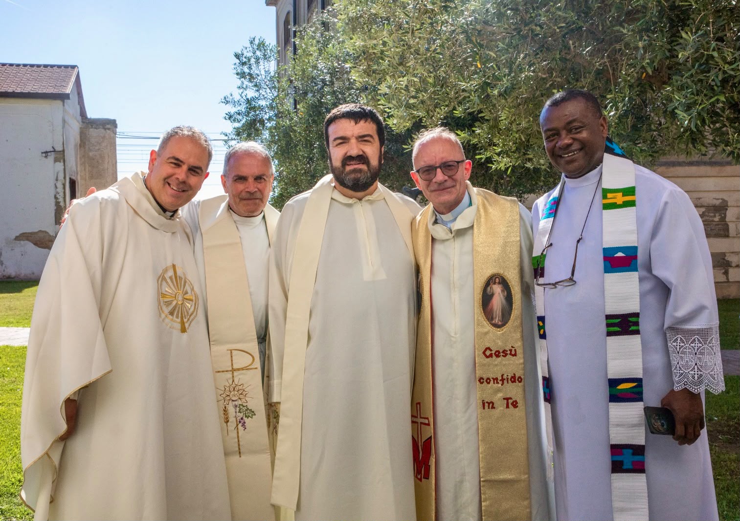 La varietà dei carismi nella Chiesa: don Pasqualino di Dio, padre Pietro Pisanello, don Antonio Mattatelli, don Luciano Angelone e don Gaetano Chibueze Anyanwu